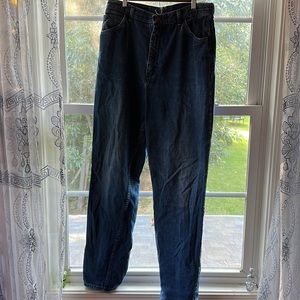 Cute dark blue baggy jeans! 🔥🕷️